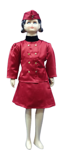 Charming Air Hostess / Flight Attendant Costume for Girls - Professional Fancy Dress Uniform