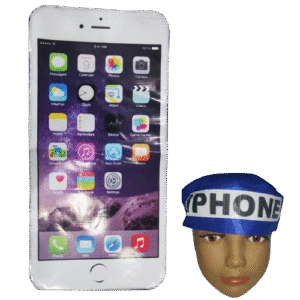 Mobile Master: Flex Printed Cutout & Matching Cap Costume Set