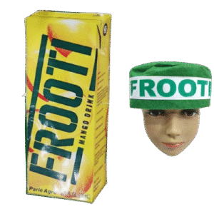 Frooti Fun: Flex Printed Cutout & Matching Cap Costume Set