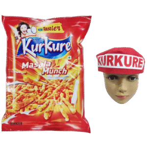 Kurkure Kraziness: Flex Printed Cutout & Matching Cap Set