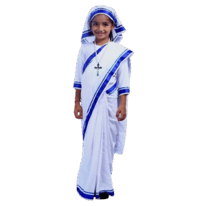 Iconic Mother Teresa Nun Costume for Girls - Symbol of Compassion & Service Dress