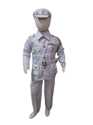 Brave Indian Navy Officer / Sailor Costume for Kids - Patriotic Fancy Dress Uniform