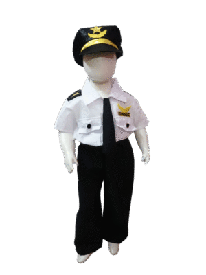Dream Big Pilot Costume for Kids - Airline Captain Fancy Dress Uniform