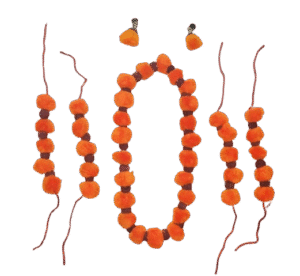 Rudraksha Mala Set for Fancy Dress & Jhanki - Perfect for Vanwashi Ram, Sita