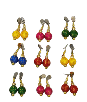 Moti Jewellery for Raja/Lord Fancy Dress & Jhanki - Kundal 08
