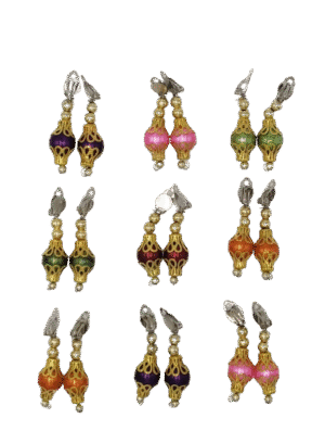 Moti Jewellery for Raja/Lord Fancy Dress & Jhanki - Kundal 03