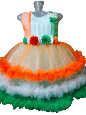 Girls' Western Frock Costume - Dazzle & Delight! (Tri colour)