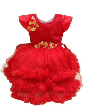 Girls' Western Frock Costume - Dazzle & Delight! (Red)