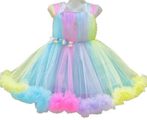 Girls' Western Frock Costume - Dazzle & Delight! (Rainbow)