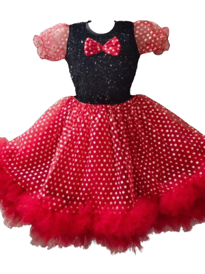 Girls' Western Frock Costume - Dazzle & Delight! (Red & Black)