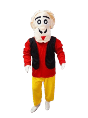 Motu Cartoon Costume for Kids - Motu Patlu Fancy Dress!