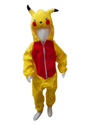 Adorable Pikachu Cartoon Costume for Kids - Pokémon Fancy Dress!