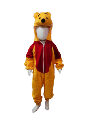 Adorable Winnie the Pooh Cartoon Costume for Kids - Beloved Bear Fancy Dress!