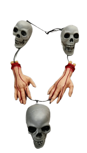 Authentic Skull Prop : Mundmala for Jhanki - 01