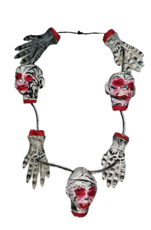 Authentic Skull Prop : Mundmala for Jhanki - 11