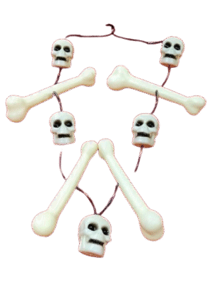 Authentic Skull Prop : Mundmala for Jhanki - 12