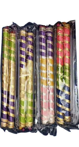 Colorful Dandiya Sticks-4: Get Ready to Dance!