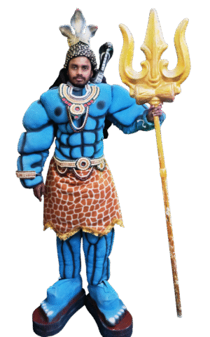 Majestic Bahubali Shiv Mahakal Costume for Adults - Deluxe Fancy Dress Set