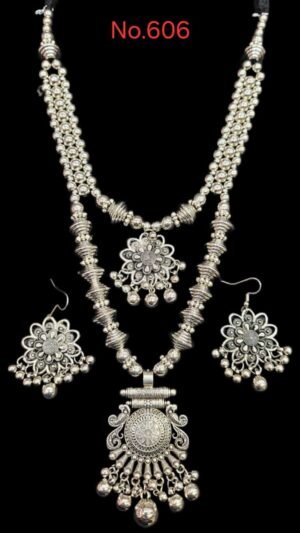 Oxidized Jewellery: Two Layer Necklace - 1