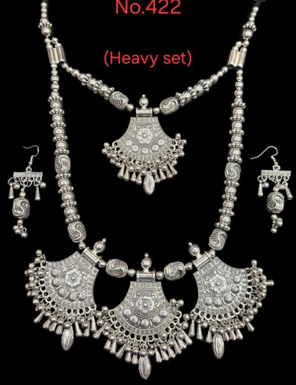 Oxidized Jewellery: Two Layer Necklace - 2