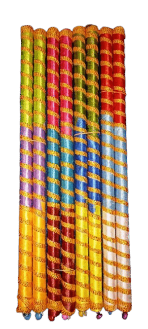 Colorful Dandiya Sticks-1: Get Ready to Dance!
