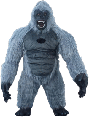 Giant Inflatable GorillaGorilla Costume for Adults (Grey)
