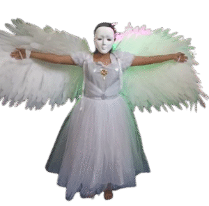 Majestic White Cosplay Wings Prop